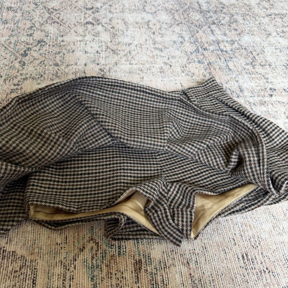 Lovers + Friends Nicki Skort brown & black houndstooth Size XXS Micro Mini Skirt - Picture 11 of 16